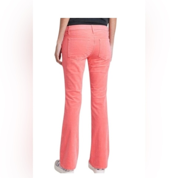 Women’s Wild Fable Low Rise Corduroy Flare Jeans Coral Pink Size 12 - Picture 2 of 11